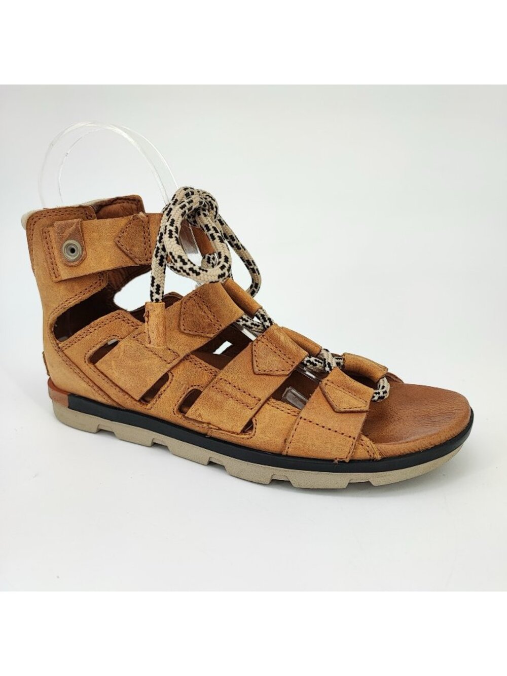 Sorel Torpeda Lace II Women's Size 7 US Sandals Leather Brown Comfort NL2252-286